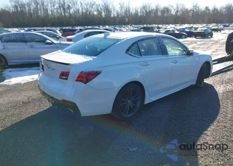 2019 Acura Tlx Tech A-Spec Pkgs из США, поврежденный, VIN 19UUB3F60KA005206